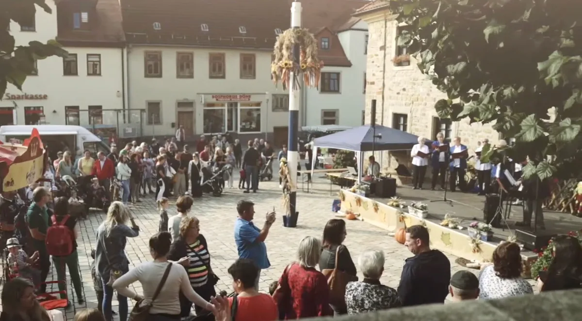 Stadtfest auf dem Marktplatz in Bad Lauchstädt